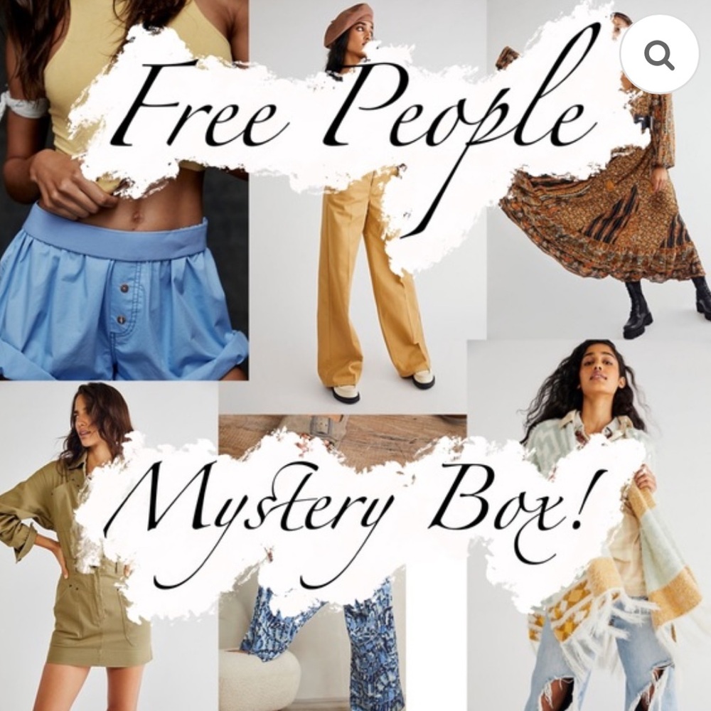 5 pieces NWT Free People mystery box clothes in XS size